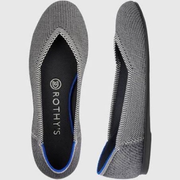 Like new Rothy’s cloud grey Birdseye round toe shoes - Picture 1 of 14